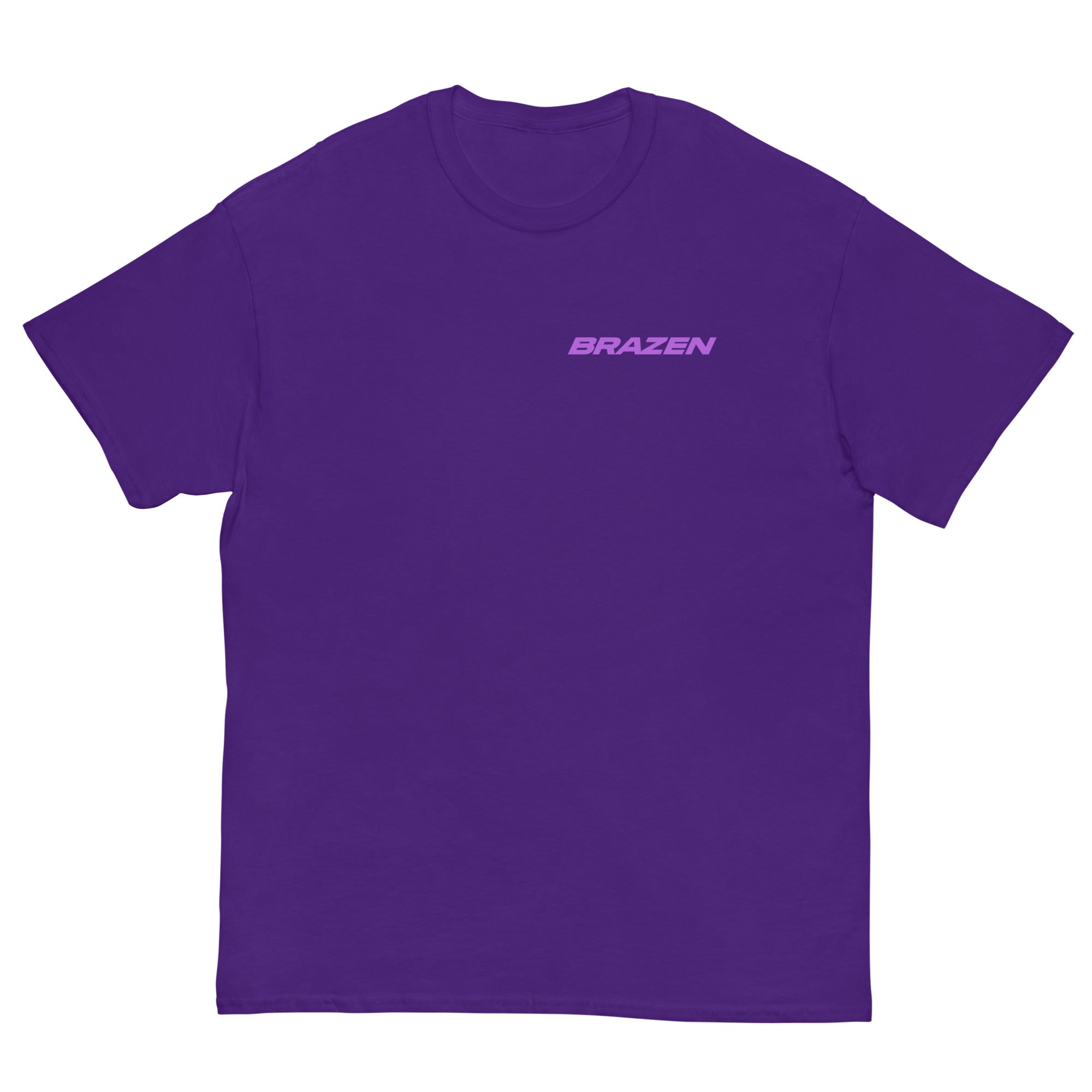 Brazen Logo Tee Purple