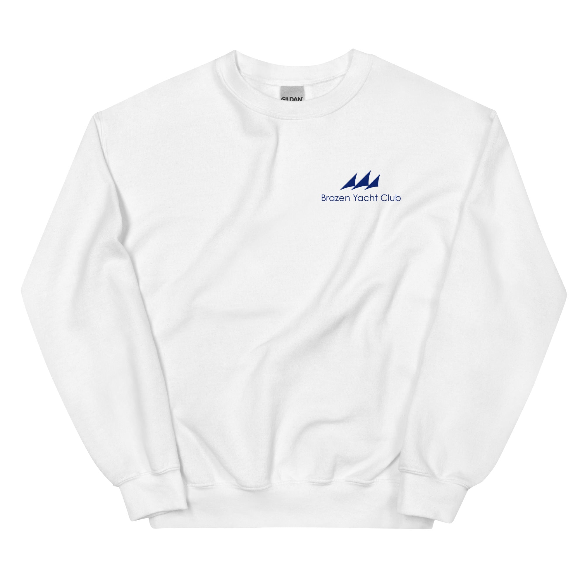Brazen Yacht Club Logo Sweatshirt White