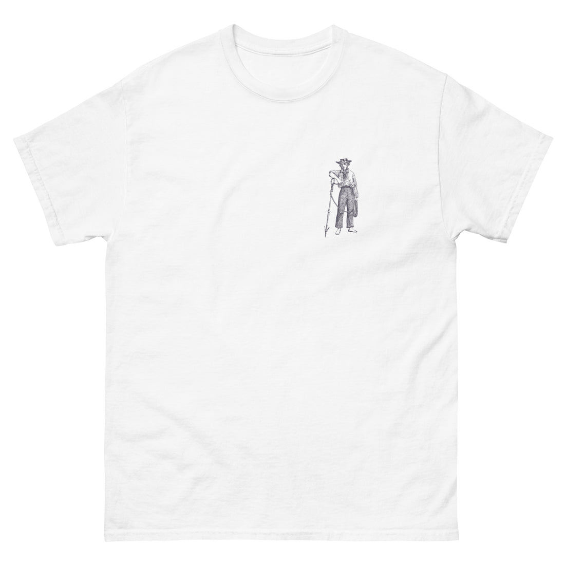 Whale Hunter Illustration Tee