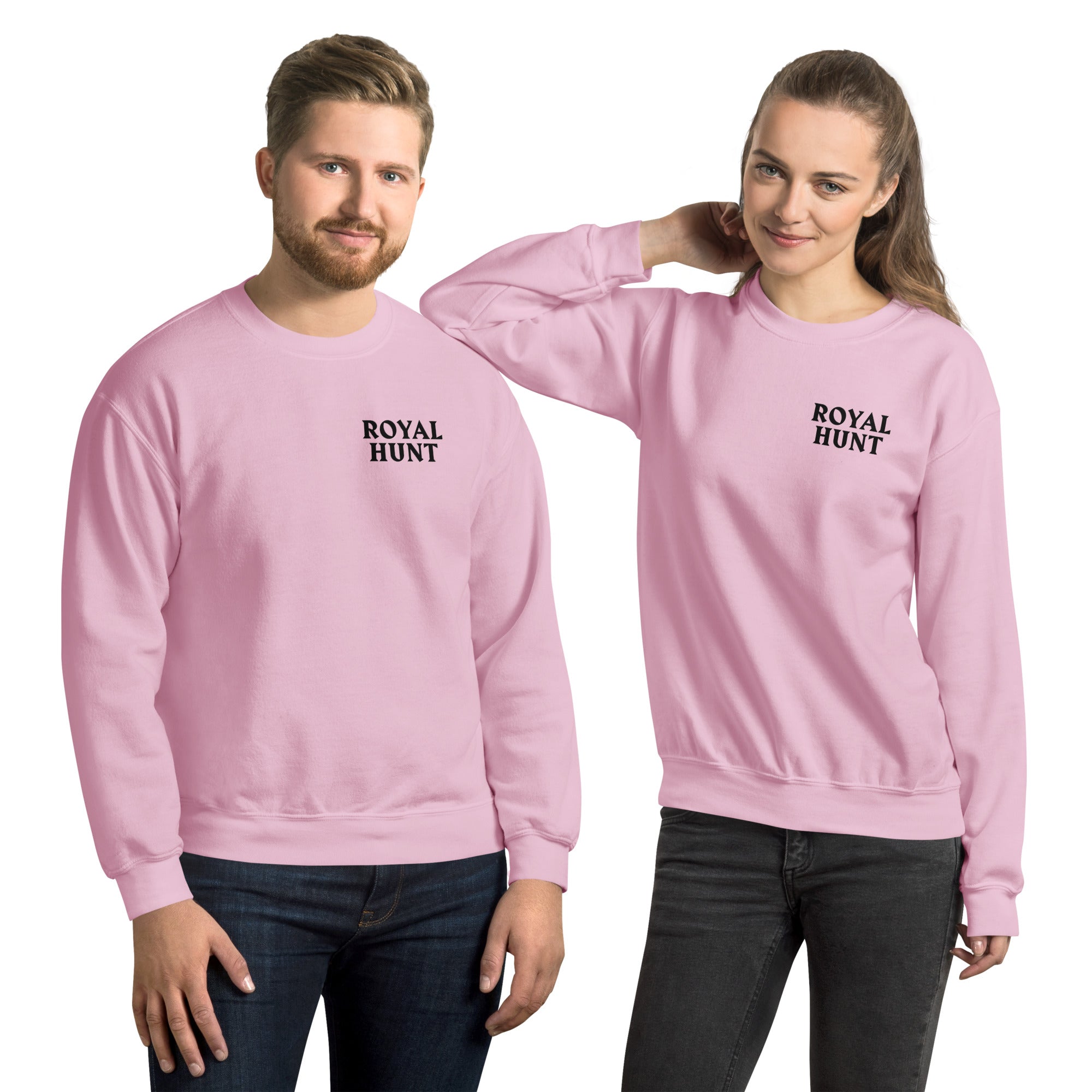 Pink Royal Hunt Deer Sweatshirt